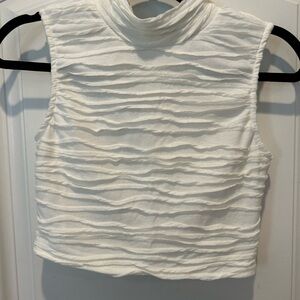 Elegant White Sleeveless Top
